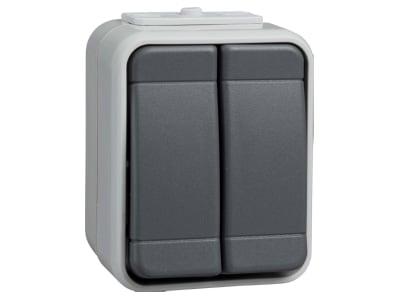 Product image 1 Elso 442509 Push button 2 make contacts  NO  grey
