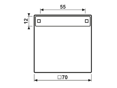 Mazeichnung Jung ES 2990 NA Wippe Schriftfeld eds fuer Taster