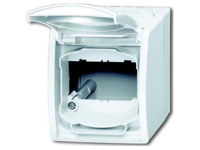 Product image Busch Jaeger 1758 WN 54 Surface mounted housing 1 gang white
