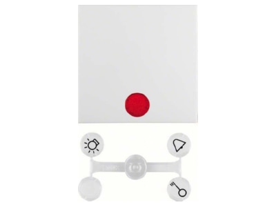 Product image 2 Berker 16218989 Cover plate for switch push button white