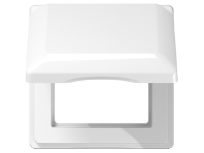 Produktbild Jung AS 581 BFKL WW Klappdeckel aws mit Rueckstellfeder