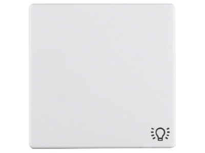 Product image 1 Berker 16206049 Cover plate for switch push button white
