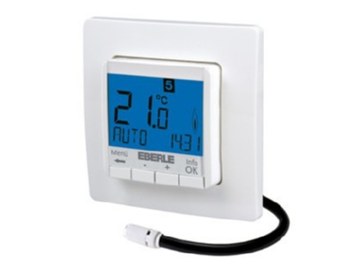 Product image Eberle FIT 3L   blau Room clock thermostat
