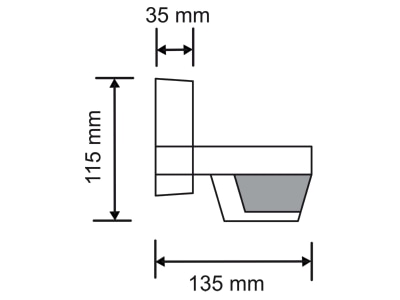 Mazeichnung 2 Busch Jaeger 6868 35 Decken  Eckadapter f Busch Waechter