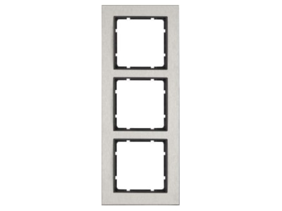 Product image 1 Berker 10233606 Frame 3 gang stainless steel
