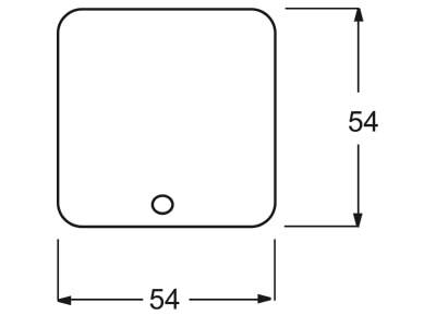 Mazeichnung Busch Jaeger 6543 214 102 Bedienelement aws f Mem  Taststeuerge 