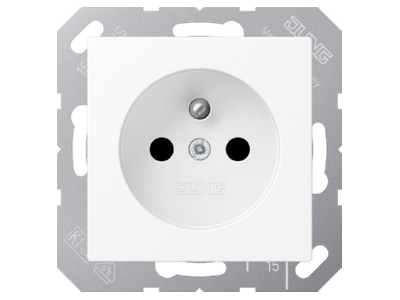 Product image Jung A 1520 FBFKI WWM Socket outlet  receptacle  earthing pin
