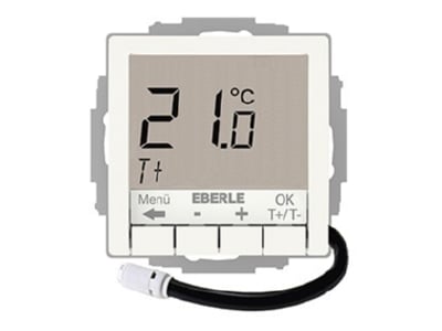 Product image 1 Eberle UTE4100F RAL9010 G55 Room clock thermostat 5   30 C
