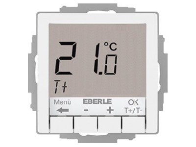 Produktbild 2 Eberle UTE4100R RAL9010 G55 UP Thermostat Hinterleuchtung weiss