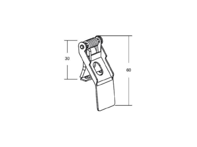 Dimensional drawing Brumberg 00532900 Mechanical accessory for luminaires