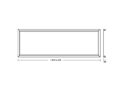 Dimensional drawing Brumberg 81032067 Mechanical accessory for luminaires