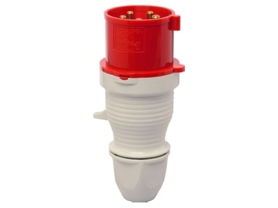 Product image 1 Walther 230 CEE plug 32A 5p 6h 400 V  50 60 Hz  red
