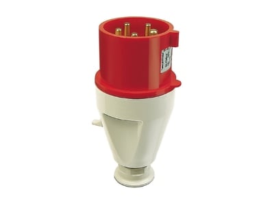 Product image 1 Walther 261 CEE plug 63A 5p 6h 400 V  50 60 Hz  red
