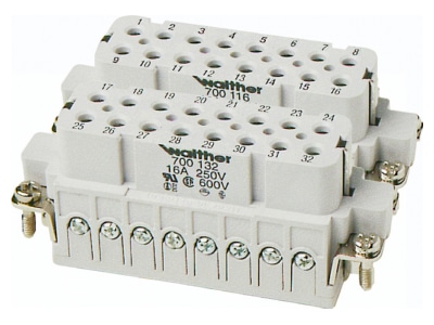 Produktbild 3 Walther 700132 Buchseneinsatz A32 0 5 2 5qmm 20 14AWG