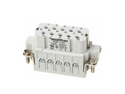 Produktbild 1 Walther 700110 Buchseneinsatz A10 0 5 2 5qmm 20 14AWG