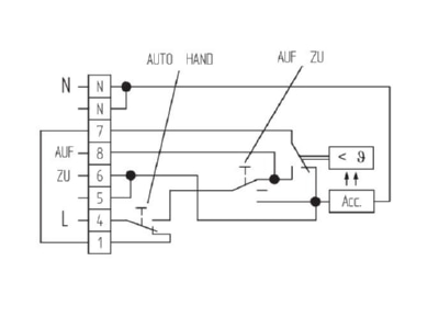 Circuit diagram Eberle KLR E 7037 Room clock thermostat 5   30 C
