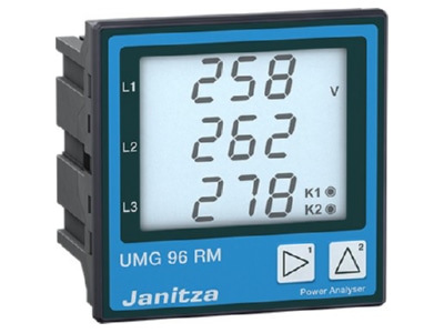 Product image view on the right 1 Janitza UMG 96RM M  5222069 Multifunction measuring instrument UMG 96RM M 5222069
