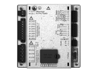 Back view 1 Janitza UMG 509  5226001 Multifunction measuring instrument UMG 509 5226001
