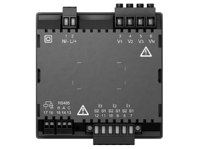 Back view 2 Janitza UMG 96 S2 Power quality analyser digital