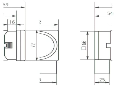 Mazeichnung Theben SYN 169S Schaltuhr Synchrona