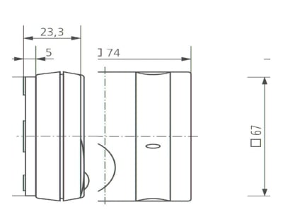 Mazeichnung Theben SOTHIS 715 Hygrostat