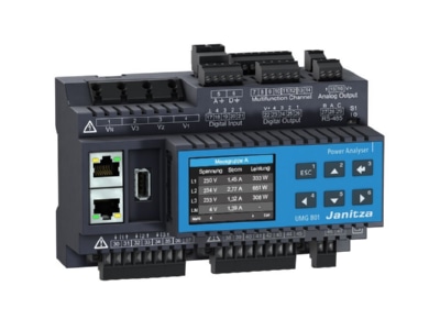 Product image 1 Janitza 5231003 Power quality analyser graphic   Modular expandable network analyzer 
