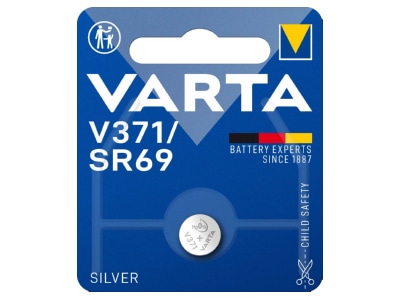 Produktbild Varta V 371 Bli 1 Batterie Electronics 1 55V 30mAh Silber