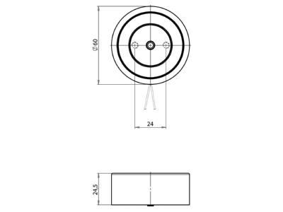 Dimensional drawing Assa Abloy effeff 830 8C      F90 Magnet for door locking mechanism 800N