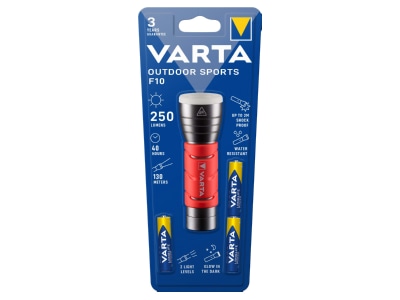 Product image Varta 17627 Flashlight 122mm red
