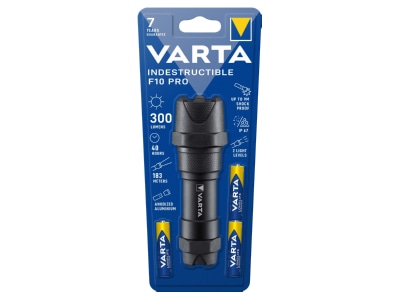 Product image Varta IndestructibleF10Pro Flashlight 138mm black
