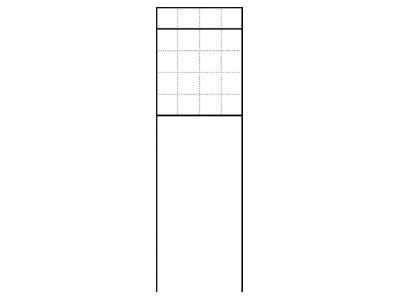 Produktbild 1 Siedle BG SR 611 4 5 0 W Briefkasten freistehend weiss
