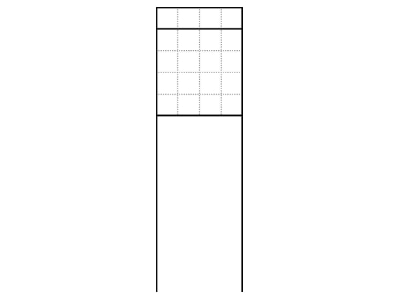 Produktbild 2 Siedle BG SR 611 4 5 0 W Briefkasten freistehend weiss