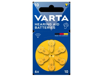 Product image Varta VARTAHearAidB10Bli6 Battery
