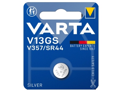 Product image 1 Varta V 13 GS Bli 1 Battery Button cell 155mAh 1 55V
