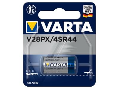 Product image back Varta V 28 PX Bli 1 Battery Other 145mAh 6 2V