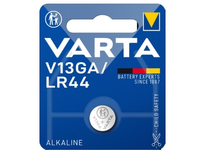 Produktbild Varta V 13 GA Bli 1 Batterie Electronics 1 5V 138mAh Al Mn