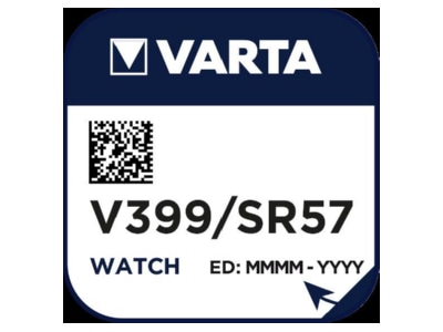 Product image Varta V 399 Stk 1 Battery Button cell 42mAh 1 55V
