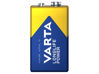 Product image back Varta 4922 Bli 1 Battery Block 580mAh 9V
