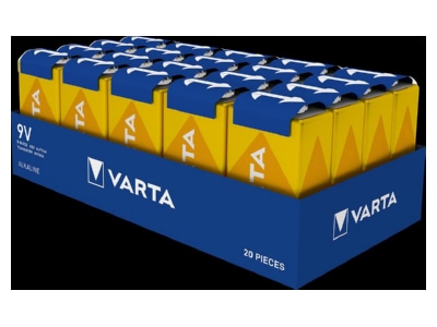 Product image 1 Varta 4122 Stk 1 Battery Block 550mAh 9V
