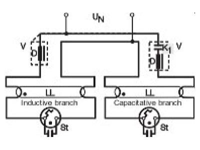 Wiring plan LEDVANCE L 18 840 Fluorescent lamp 18W 26mm 4000K
