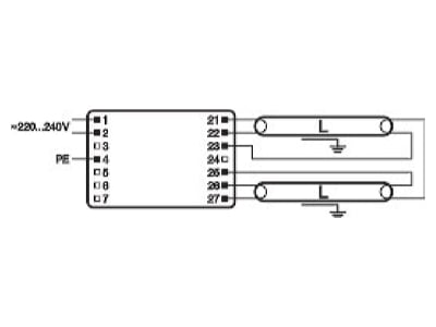 Anschlussbild LEDVANCE QT FQ2x80 230240F CW EVG