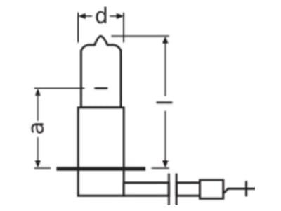 Mazeichnung LEDVANCE 4050300222509 Niedervolt Halogengluehl     Aktionsartikel