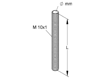 Mazeichnung Kleinhuis 182 30 Gewinderoehrchen M10x1
