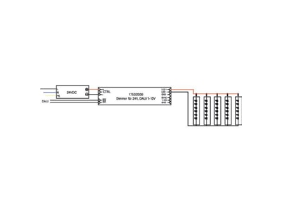 Mazeichnung 3 Brumberg 17502000 LED Dimmer 24V DC DALI 1 10V