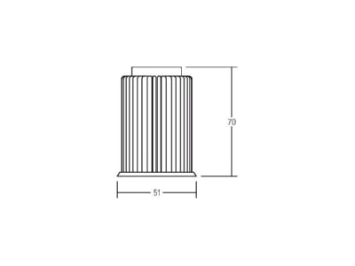 Dimensional drawing Brumberg 12953004 LED module 12W white