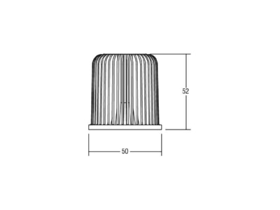 Mazeichnung Brumberg 12823003 LED MR16 Reflektoreinsatz 24V 2850K