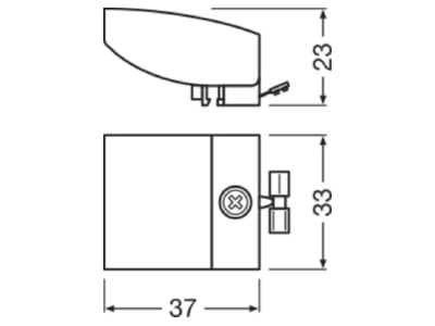 Mazeichnung LEDVANCE OT CABLECLAMPN STYLE Kabelklemme