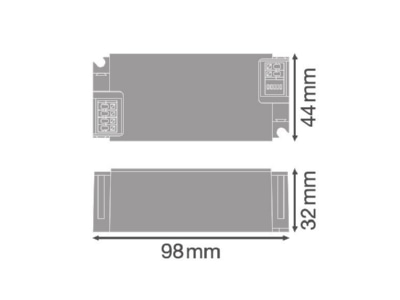 Mazeichnung Ledvance DRDALIP26 220240 700 LED Betriebsgeraet