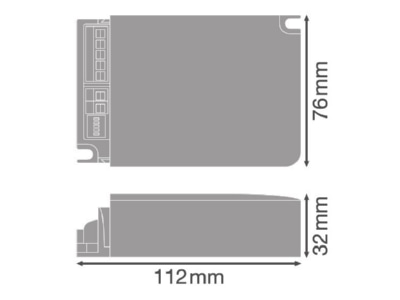 Mazeichnung Ledvance DRDALIP60 220240 1A4 LED Betriebsgeraet