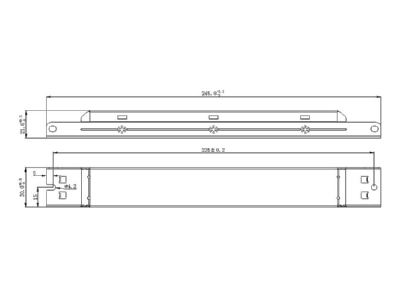 Mazeichnung Radium OTDA4441 DALI LED Treiber 75W 200 350mA